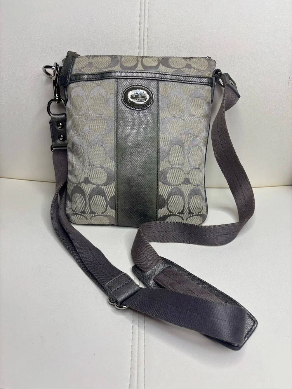 Coach Signature Canvas Crossbody Bag